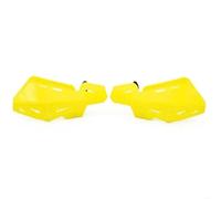 Motorcycle Handlebar Protector Cold Weather Motorcycle Handguards Universal Wind Deflection Design Plastic Metal(Yellow)