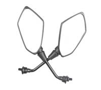 Motorcycle Handlebar Rear View Mirror 2Pcs/Pair Motorcycle Mirror Scooter Rearview Mirrors Electrombile Side Convex Mirror 8mm 10mm Carbon Fiber