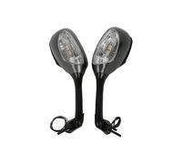 Motorcycle Handlebar Rear View Mirror LED Smoke Rear View Side Mirrors Turn Signal Light K6 K8 For GSXR600 For GSXR 600 750 2006-2010 /K5 K7 GSXR1000 2005-2008