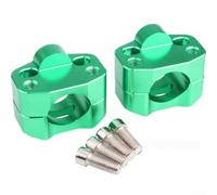 Motorcycle Handlebar Riser 28mm CNC Machined Bar Lift for Quad for mx for enduro Riding Comfort Red Green Blue Black(Green)