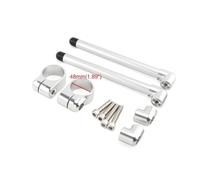 Motorcycle Handlebar Riser Adapter Motorcycle 31MM-58MM 45MM 51MM 52MM Riser Raised Higher Clipon Clip On Adjustable Handlebar Handle Bar Fork Clamp