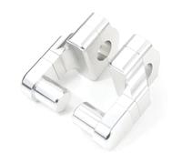 Motorcycle Handlebar Riser Bar For Suzuki For Kawasaki 22mm 7/8" Universal Motorcycle CNC Aluminum Rotating Handlebar Risers(Silver)