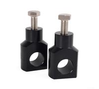 Motorcycle Handlebar Riser Clamp 25mm 1 Inch Compatible with Most Motorcycles for Enhanced Grip and Riding Control with Installation Hardware (silver)