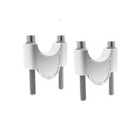 Motorcycle Handlebar Riser Clamps For CRF1000L For CRF1100L For Africa For Twin Adventure Sports 2020 HandleBar Mount Clamp Adapter HandlebarClamp Risers(28mm Silver)