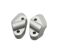 Motorcycle Handlebar Riser Clamps For Ducati For Multistrada 950 For Multistrada 1200 Handlebar Riser Bracket 30mm Up HandlebarClamp Risers(Silver)