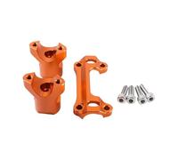 Motorcycle Handlebar Riser Clamps For GasGas For EX For EX F 250 300 2024 Motorcycle Handlebar Risers Bar Mount Clamp HandlebarClamp Risers(Orange)