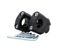 Motorcycle Handlebar Riser For BMW For R1300GS For 1250GS ForR1200GS For R1200R Motorcycle Handlebar Risers 28mm 22mm Clamp Adapter Motorbike Riser(22mm Black)