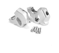 Motorcycle Handlebar Riser For BMW R1300GS R 1300 GS 2023 2024-mop Bar Clamp Extension Adapter Lstem Extension Offset. Riser Extension Adjuster(Silver)