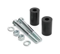 Motorcycle Handlebar Riser For Harley Touring Softail And Dyna Handlebar Height Adjustment Extension Adapter Bracket. Raising Handlebars(BLACK)