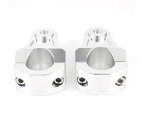 Motorcycle Handlebar Riser For Kawasaki For Vulcan 1700 Vaquero For Vulcan 1700 Voyager Handlebar Riser Mounting Clamp. Raising Handlebars(Silver)