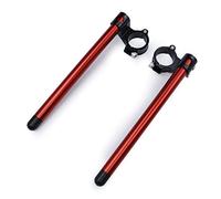 Motorcycle Handlebar Riser For Universal 7/8"22mm Handlebar Motorbike 37-51 41MM Rised CNC Aluminum Motorcycle Handlebar Clip-Ons Handle Bar Clip ons
