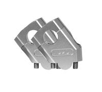 Motorcycle Handlebar Riser Handle Bar Clamp Mount Adapter For Suzuki GSX S1000 2024 Motorbike Handbar Adjustable Lift Bar Clamps Riser Height Mounts(Silver2)