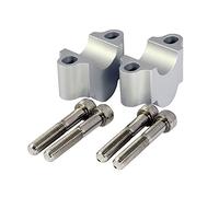 Motorcycle Handlebar Riser Kit For 22.2mm (7/8") Motorbike Bars CNC Machined Alloy