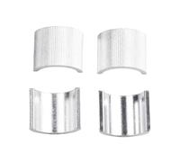 Motorcycle Handlebar Riser Lift Clamp 4Pcs 22mm 7/8 Inch To 28mm 1-1/8 Inch Motorcycle Handlebar Mount Riser Clamp Conversion Shim Spacer Motorcycle Parts