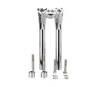 Motorcycle Handlebar Riser Motorcycle Pull Club Style 6"-12" Handlebar Riser Clamp For Dyna Super Glide Wide Low Rider Fat Bob 25mm