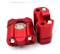 Motorcycle Handlebar Riser Motorcycle riser CNC stem clamp handlebar adapter 22mm 28mm suitable motorcycle accessories Motorbike Riser(Red)