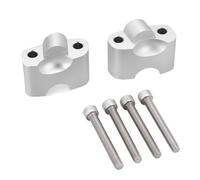 Motorcycle Handlebar Riser Mount Motorcycle Accessories Handlebar Riser Clamp Back Move Mount Riser 38mm/1.5 Inch For DUCATI For 696 796 795 1100 Motorcycle Handlebar Mount Clamp(Silver)