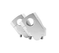 Motorcycle Handlebar Riser Universal For BMW Riser Bar Mount Handle Clamp 28mm 1 1/8" 22mm 7/8" Motorcycle Handlebar Motorcycle Riser(28mm Silver)