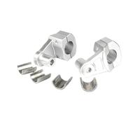 Motorcycle Handlebar Riser Universal Motorcycle Handlebar Clamps Riser Add 5.5cm Height For 22mm 28mm Bars Clamp 2 Inch Pivoting For CRF YZF
