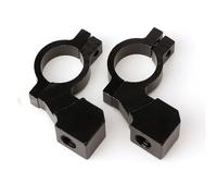 Motorcycle Handlebar Risers 1 pair 22mm 7/8" Handlebar CNC Aluminum Motorcycle ATV Rear View Mirror Bracket Mount Adapter Holder Clamp Screw