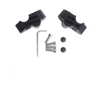 Motorcycle Handlebar Risers 1 Set Vintage Modified Booster Spigot Rising Raised Handlebar Seat Aluminium Alloy Suitable Black For Flag 500