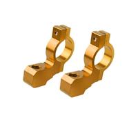 Motorcycle Handlebar Risers 2 Pcs Universal Motorcycle Rear View Mirror Bracket Mount Adapter Holder Clamp Screw 22mm 7/8" Handlebar