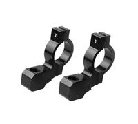 Motorcycle Handlebar Risers 2 Pcs Universal Motorcycle Rear View Mirror Bracket Mount Adapter Holder Clamp Screw 22mm 7/8" Handlebar