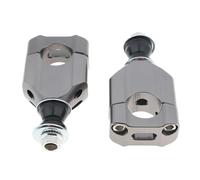 Motorcycle Handlebar Risers 2pcs Motorcycle Front HandleBar Fat Bar Mount Clamps Riser Dirt Bike ATV 22mm 1 1/8' Motorcycle HandleBar Clamp Adaptor Aluminum