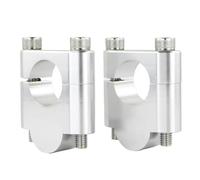 Motorcycle Handlebar Risers Clamp Mounting For Suzuki For Bandit For GSF250 For GSF400 For GSF650 For GSF600 GSF750 7/8" 22mm Motorcycle Handlebar Riser Clamps(Silver Riser 30mm)