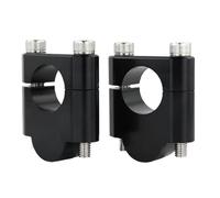 Motorcycle Handlebar Risers Clamp Mounting For Triumph For Street For Triple 675 For Trident For Scrambler 7/8" 22mm Handlebar Mounting Risers Clamp CNC Aluminum(Black Riser 30mm)