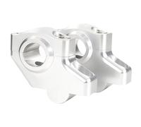 Motorcycle handlebar risers Compatible With For F700GS 2012-2018 For F650GS 2009-2012 22mm 7/8" Offset Handlebar Risers Mounting Standard Bar Riser Extend Back Moved(Gloss Silver)