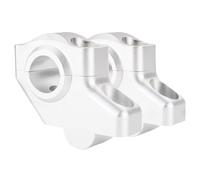 Motorcycle handlebar risers Compatible With For F700GS 2012-2018 For F650GS 2009-2012 22mm 7/8" Offset Handlebar Risers Mounting Standard Bar Riser Extend Back Moved(Matte Silver)