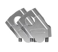 Motorcycle handlebar risers Compatible With For R 850R For F800ST 22mm Motorcycle Handlebar Riser Bar Mount Handle Clamp Accessories(Silver)