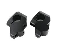 Motorcycle Handlebar Risers For Aprilia For Dorsoduro 1200 2011 2012 2013 2014 2015 2016-2021 28mm 1 1/8" Off-set Handlebar Back Moved Up Riser CNC Aluminum(Black)
