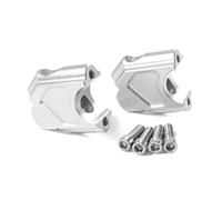 Motorcycle Handlebar Risers For BMW For F800GT 2012- For F800GS For Adv 2007-2017 Motorcycle Handlebar Riser Drag Handle Bar Clamp(Silver)