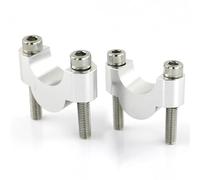 Motorcycle Handlebar Risers For BMW R1200R 2011-2014 S1000R 2014-2022 F800R F800GT F800GS G650X 28mm 1 1/8" Motorcycle Handlebar Risers Mount Risers Handlebar Risers Clamp(Silver 20mm)