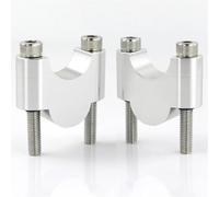 Motorcycle Handlebar Risers For BMW R1200R 2011-2014 S1000R 2014-2022 F800R F800GT F800GS G650X 28mm 1 1/8" Motorcycle Handlebar Risers Mount Risers Handlebar Risers Clamp(Silver 30mm)