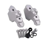 Motorcycle Handlebar Risers For BMW R1300GS R 1300 GS R1300 1300GS GS1300 Handlebar Riser Clamp Heightening Move Back Handle Bar Vibration Damping(Silver)
