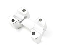 Motorcycle Handlebar Risers For Ducati For Monster 659 696 795 1100 2009-2016 Motorcycle CNC Handlebar Mount Riser Clamp 1.5" Handle Bar Riser Motorbike Riser(Silver)
