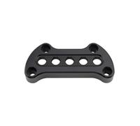 Motorcycle Handlebar Risers For Sportster 883 XL FX Dyna Motorcycle Instrument Bracket Speedometer Bracket Housing Side Mount Relocation Cover Fit(Black)