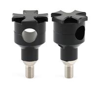 Motorcycle Handlebar Risers For Springer Softail Heritage Cross Bones Bad Boy CVO Springer Motorcycle Handle Bar Risers Kit(Cross black)