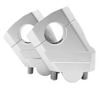 Motorcycle Handlebar Risers For Suzuki For V STROM 800DE For Vstrom 800 DE For 2023 2024 Riser Mount Handle Clamp Handlebar Bar Risers Motorcycle(Silver)