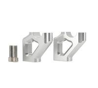 Motorcycle Handlebar Risers For Tiger 900 GT For PRO For LOW For RALLY For Tiger 850 800 Explorer 1200 Handle Bar Drag Extend Adapter Motorcycle Handlebar Riser Clamp Motorcycle Risers