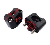 Motorcycle Handlebar Risers Motorcycle CNC Fat 1 1/8'' 28mm Handlebar Handle Bar Clamp Adapter Risers Taper For Pit Pro Dirt Motor Bike ATV Quad Motocross