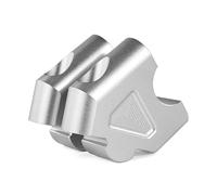 Motorcycle Handlebar Risers Motorcycle Handlebar Relocator Set Handle Bar Riser Offset Fit(Silver)