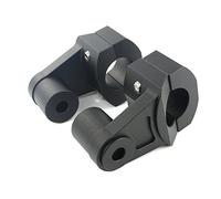 Motorcycle Handlebar Risers Motorcycle Handlebar Riser Bar Mount Handle Clamp 28mm 1 1/8"(Black)