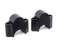 Motorcycle Handlebar Risers Motorcycle Handlebar Riser Bar Mount Handle Clamp For Suzuki For BAG101 28mm 1 1/8" One Pair Motorcycle Accessories Motorbike Riser(Black)