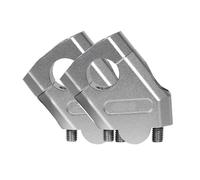 Motorcycle Handlebar Risers Mount Clamps For BMW For R850R For F800ST For R 850R For F800 ST For F 800ST For R850 R For R 850 R For F 800 ST 22mm Handlebar Riser Bar Mount Clamp(22mm Silver)