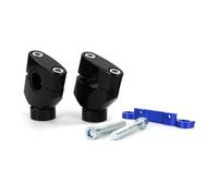 Motorcycle Handlebar Risers Mount Clamps For MT 07 For MT-07 For MT07 2015 2016 2017 2018 2019 2020 For FZ-07 For FZ07 Motorcycle Handle Bar Clamp Mounts Set Fit 22mm 28.6mm(Blue parts)