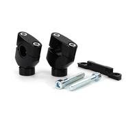 Motorcycle Handlebar Risers Mount Clamps For MT 07 For MT-07 For MT07 2015 2016 2017 2018 2019 2020 For FZ-07 For FZ07 Motorcycle Handle Bar Clamp Mounts Set Fit 22mm 28.6mm(Black parts)